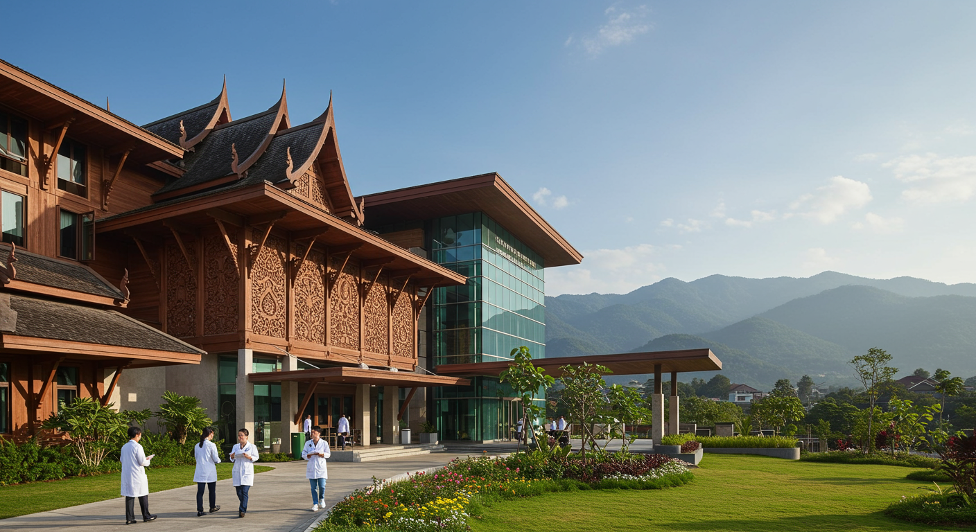 Medical students at hospital in Chiang Mai, Thailand